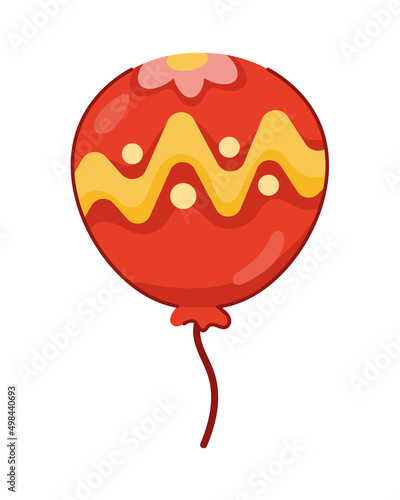 balloon helium with mexican decoration