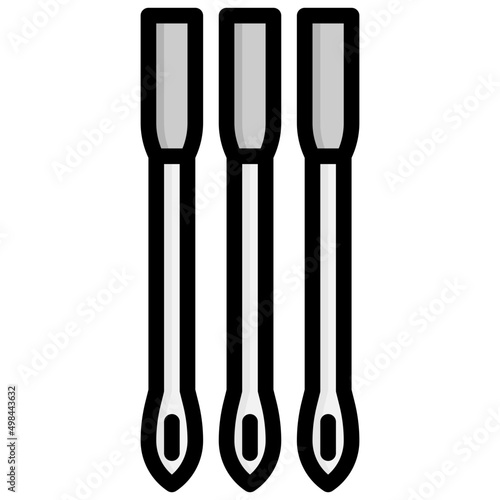 NEEDLE MACHINE Filled Outline
