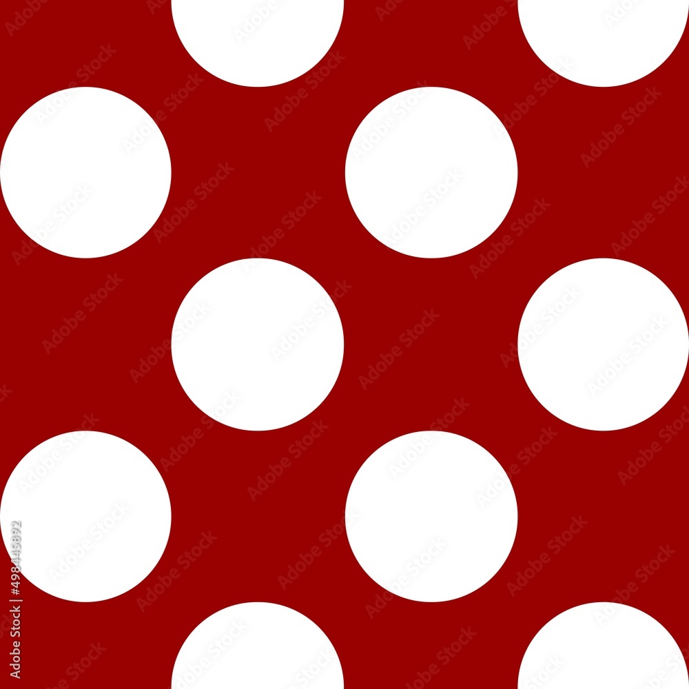 Abstract seamless pattern with monochrome balls.Polka dots ornament.Illustration of dots pattern for background abstract.Good for invitation,poster,card,flyer,banner,textile,fabric,gift wrapping paper