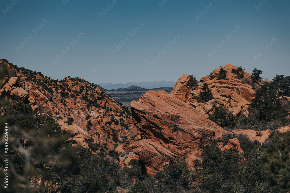 Desert and Canyon Landscape in Southern Utah