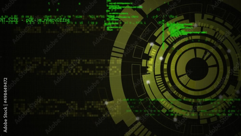 Animation of data processing over scope scanning Animation of data processing over scope scanning