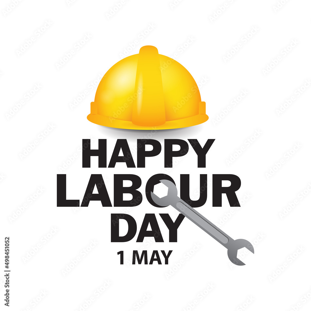 Simple happy labor day poster or banner ilustration Simple happy labor day poster or banner ilustration