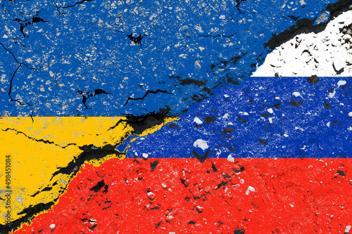 war confrontation crisis ukraine russia eu european union illustration