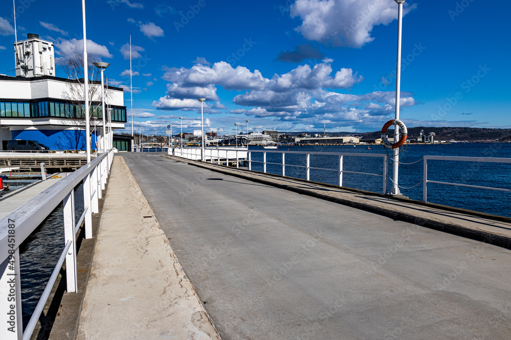 Obraz premium marina, KNS Dronningen, Bygdøy, Oslo, Norway
