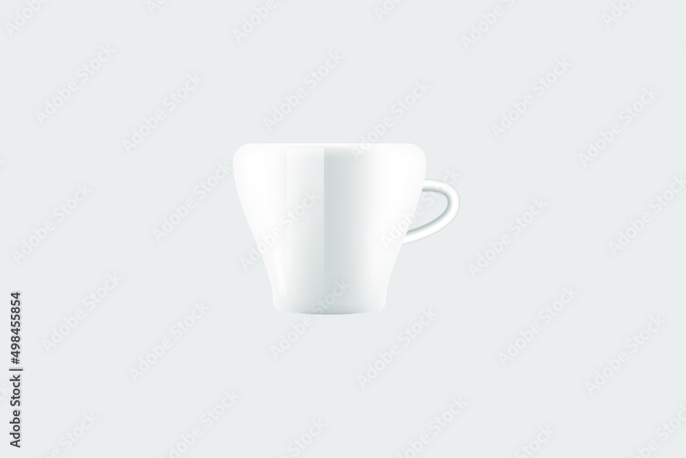 vector coffee cup on light gray background vector coffee cup on light gray background