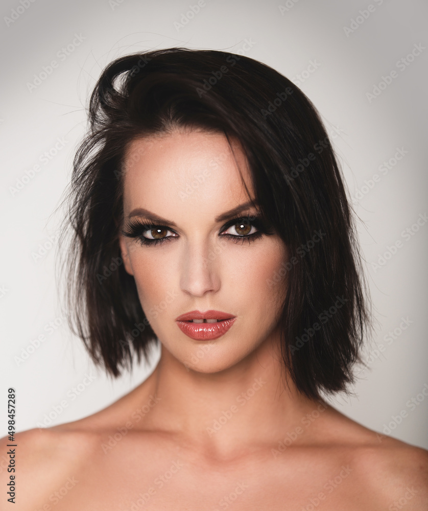Sensual fashion woman face close up. Beauty portrait of young sexy woman. Sensual fashion woman face close up. Beauty portrait of young sexy woman.