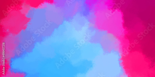 Wall art. Unique and creative illustration. Brush stroked painting. Abstract background of colorful brush strokes. Brushed vibrant wallpaper. Painted artistic creation. © Hybrid Graphics