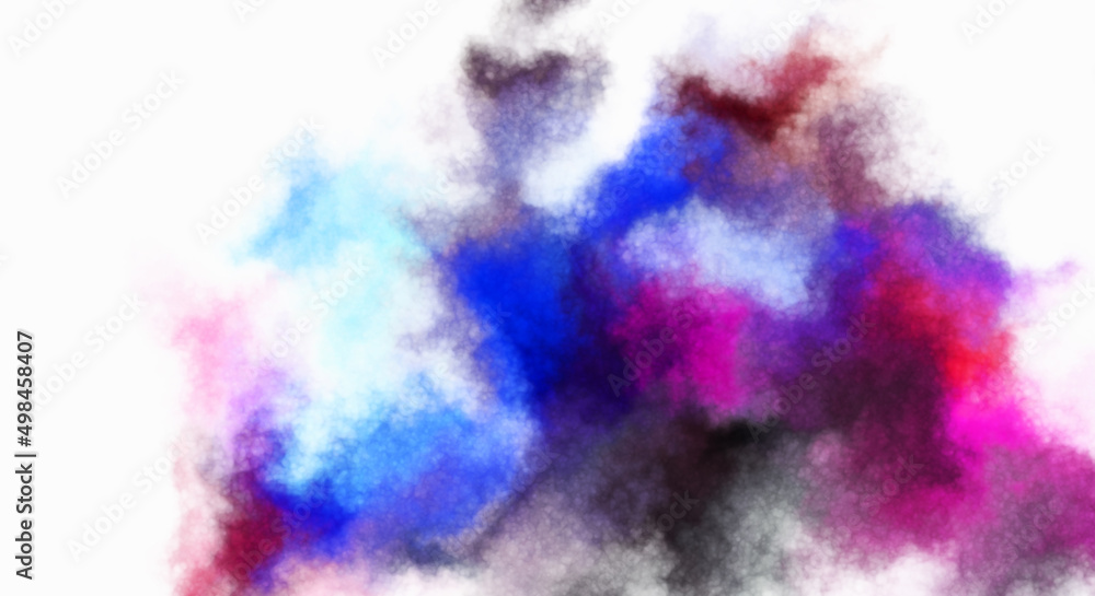 Fototapeta premium Watercolor painted background. Abstract Illustration wallpaper. Brush stroked painting. 2D Illustration.