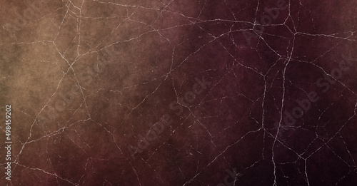 Cracked grunge background. Wallpaper with cracks and stains. Colorful scratched template. Texture and elements for your design. Gothic wall with distressed pattern.