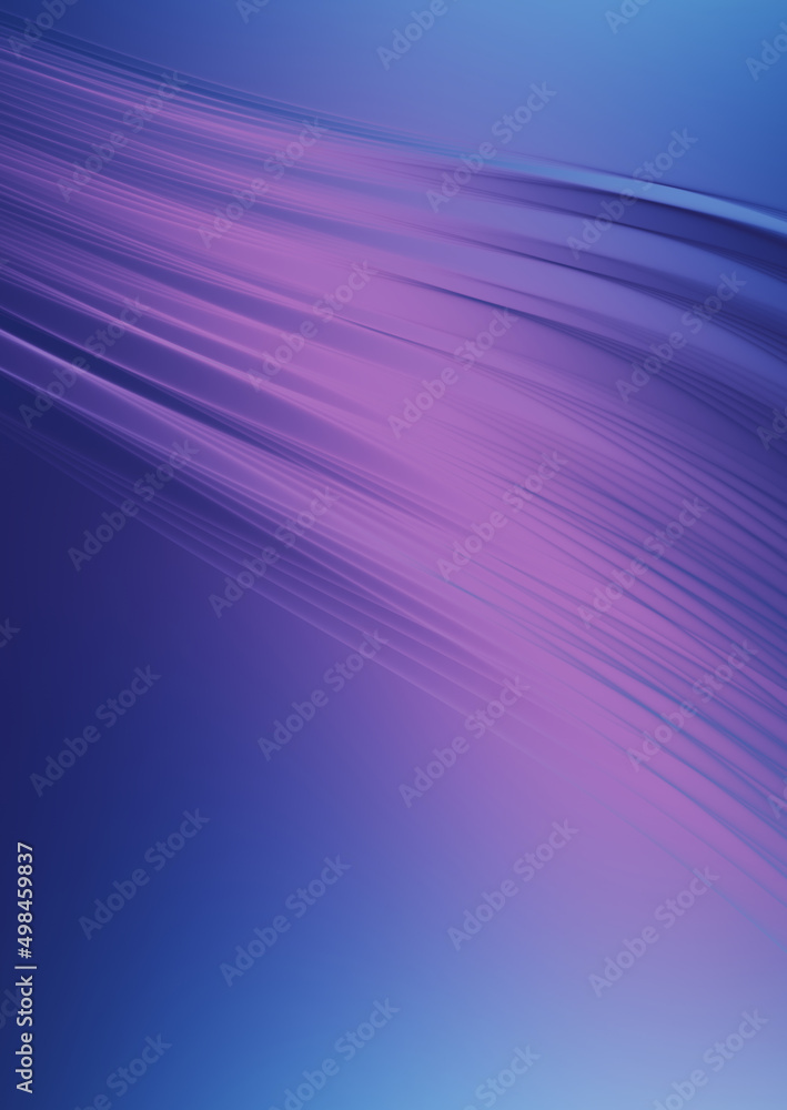 Fluid abstract background with colorful gradient. 2D illustration of modern movement.