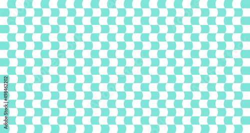 Optical illusion. Distorted chessboard