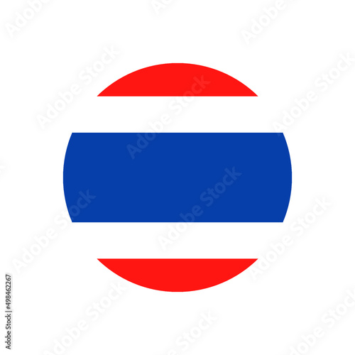 Free Download Thailand flag circle vector illustration.  - GFXLoad
