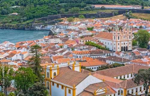 Angra do Heroismo, capital of Terceira island, Azores photo