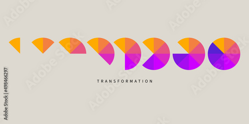 Transformation, evolution icon