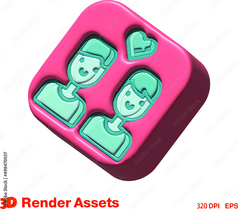 cute 3d assets of couple family, perfect for social media, game, website assets and many more cute 3d assets of couple family, perfect for social media, game, website assets and many more