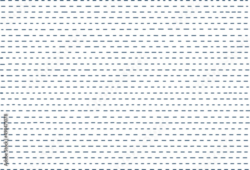 Indigo hand-drawn line background wallpaper simple simple simple blue dotted line straight line
Sewing stitch