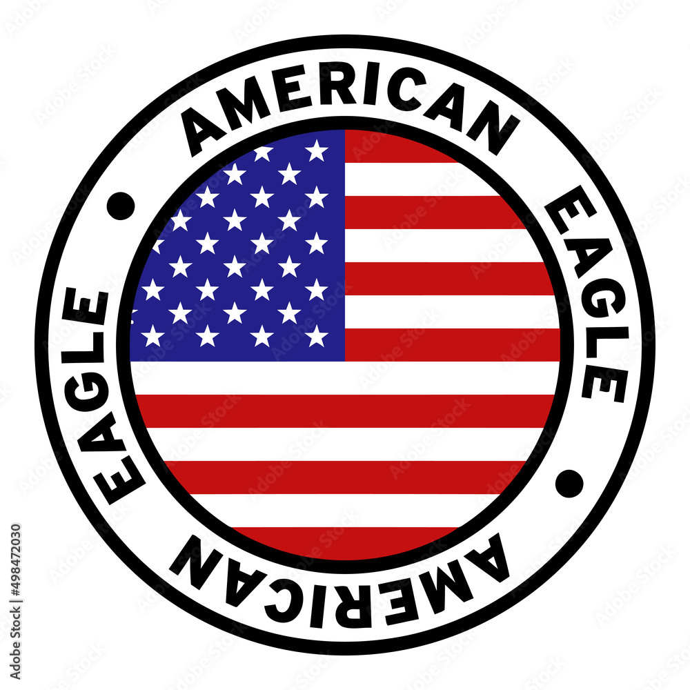 Round American Eagle United States Flag Clipart Round American Eagle United States Flag Clipart