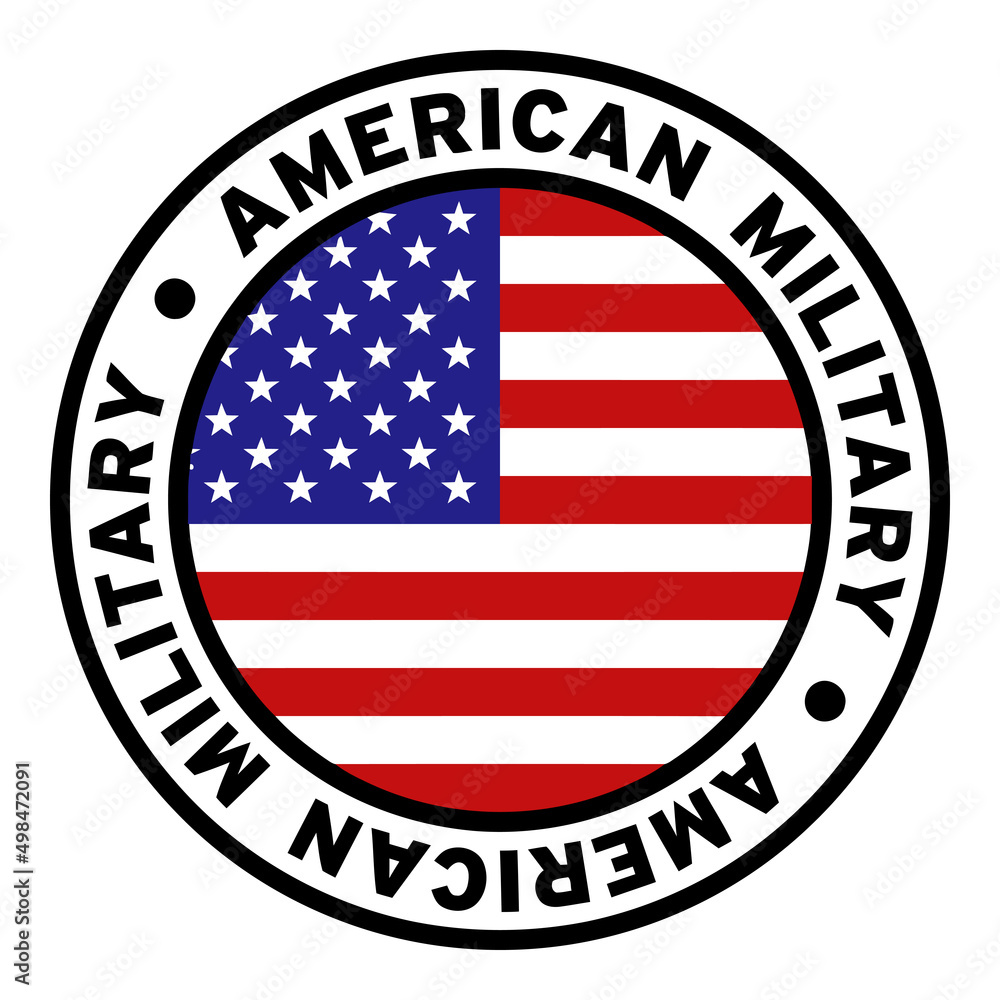 Round American Military United States Flag Clipart Round American Military United States Flag Clipart