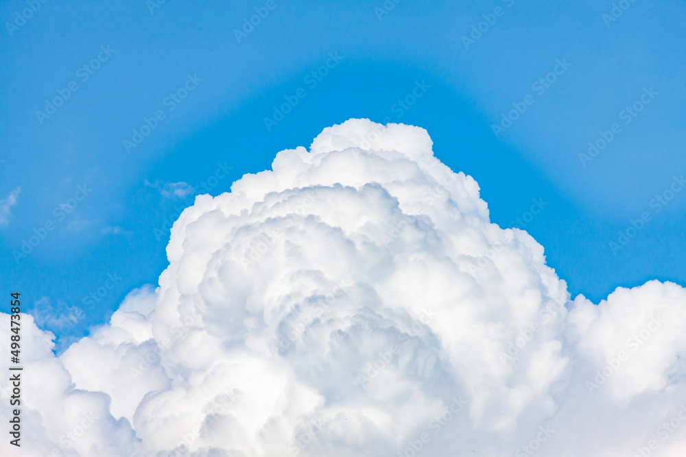 Naklejka premium blue sky with clouds