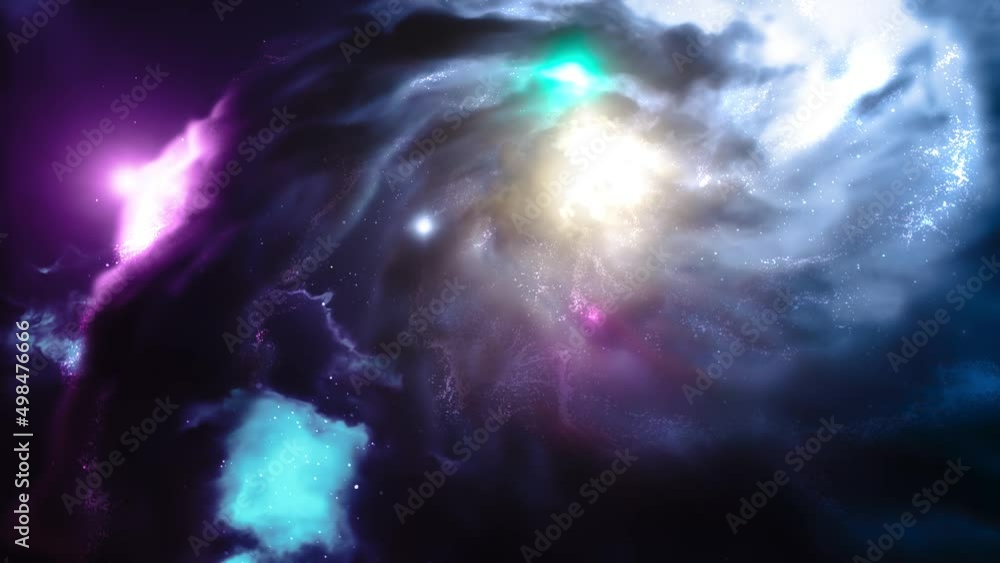 Seamlessly loop animation of spiral galaxy rotation. Seamlessly loop animation of spiral galaxy rotation.