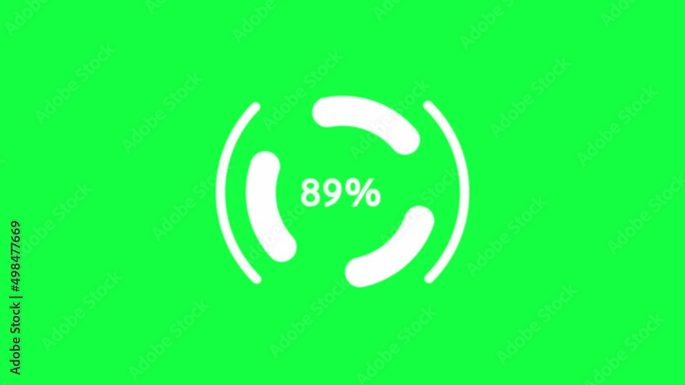 Digital background hologram load on a green screen 60 FPS.