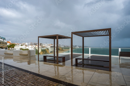 Viewing platform at the Elevador do Peneco tower in Albufeira in the Algarve