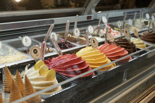Ice cream / gelato in the market