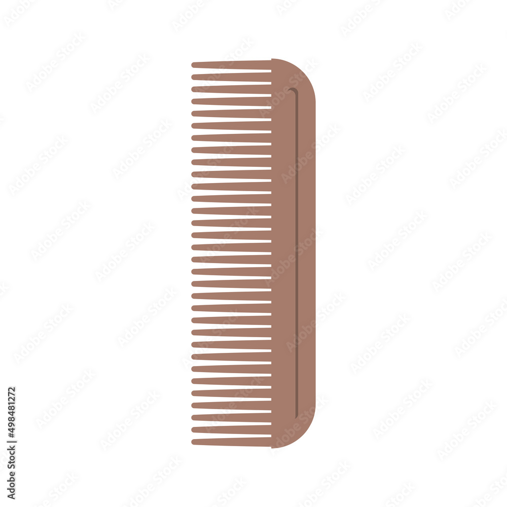 Hair comb vector cartoon illustration isolated on a white background. Hair comb vector cartoon illustration isolated on a white background.