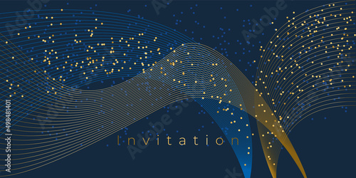 Modern stylish minimal background for invitation