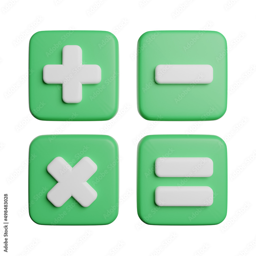 Obraz premium Calculator or financial calculation symbol 3d rendering illustration