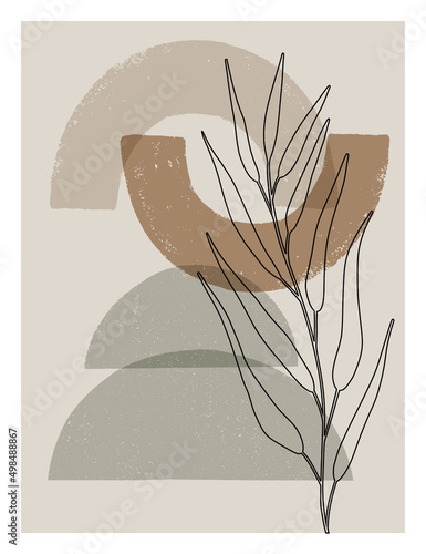 Mid century modern art prin...