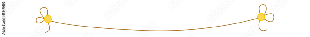 Stretched clothesline icon. Vector illustration Stretched clothesline icon. Vector illustration