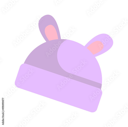 Cute baby hat. Vector illustration