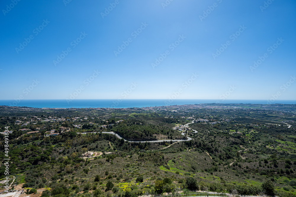 mountain roads view of Spanish hills mountain roads view of Spanish hills
