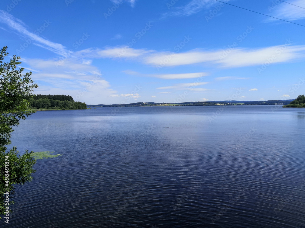 magical landscapes from the lipno dam in the bohemian forest czech republic,Europe magical landscapes from the lipno dam in the bohemian forest czech republic,Europe