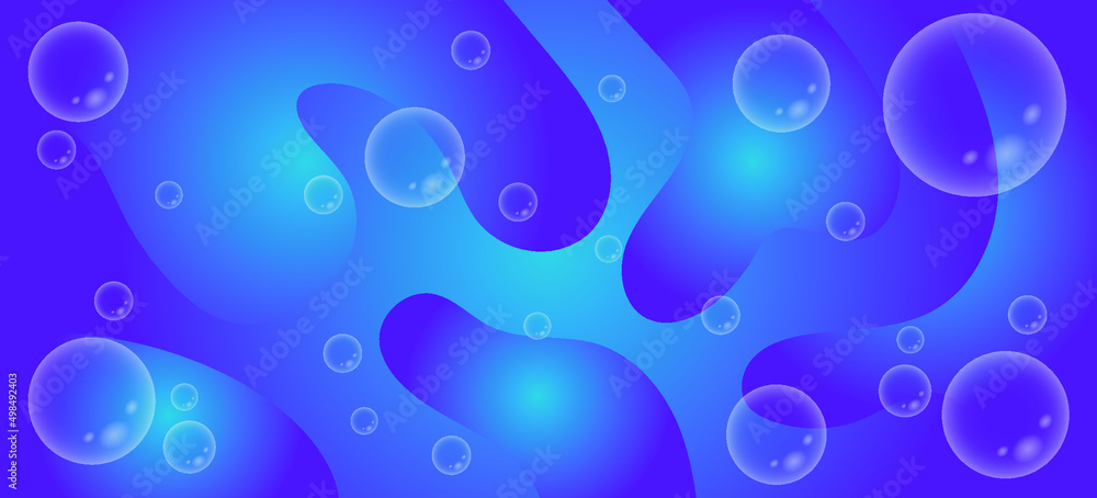 abstract background with blob liquid gradient and wavy pattern