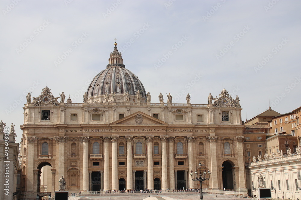 Rome, St. Peter's Square, Piazza San Pietro, Saint Peters Basilica
