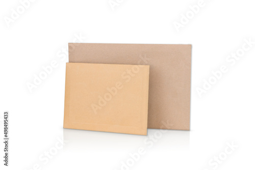 Two cardboard envelopes for delivery