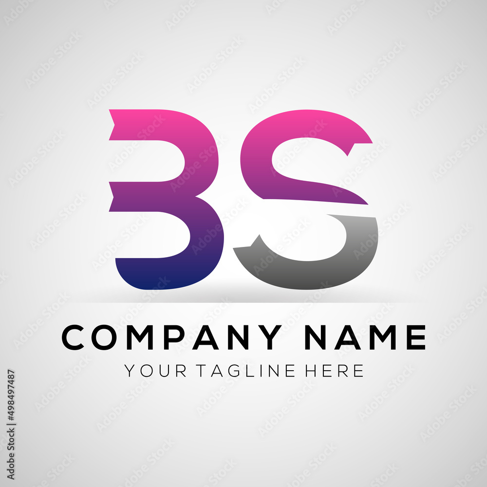 BS Logo Template Design. Creative Letter BS Modern Business Logo Vector Template . BS Logo Template Design. Creative Letter BS Modern Business Logo Vector Template .