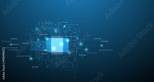 circuit board concept big data electronic connection specification format used as business background technology