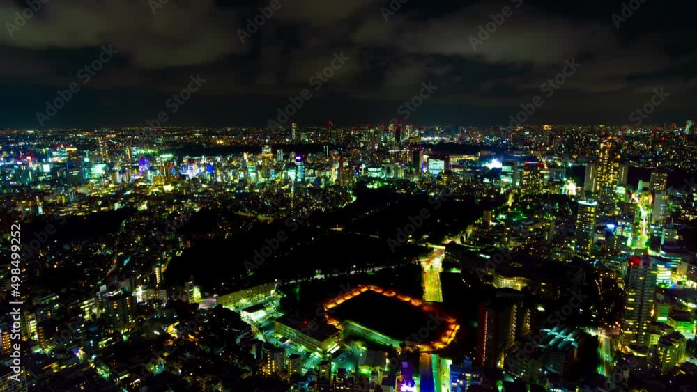 東京夜景 タイムラプス 東京夜景 タイムラプス