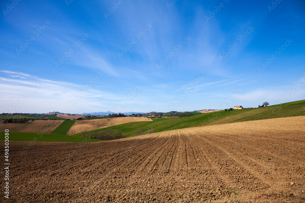 Farming fields Italy