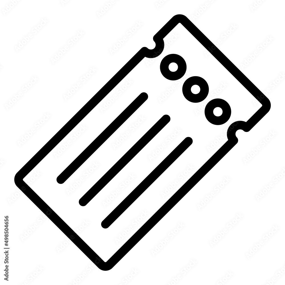 Event Ticket Flat Icon Isolated On White Background Event Ticket Flat Icon Isolated On White Background