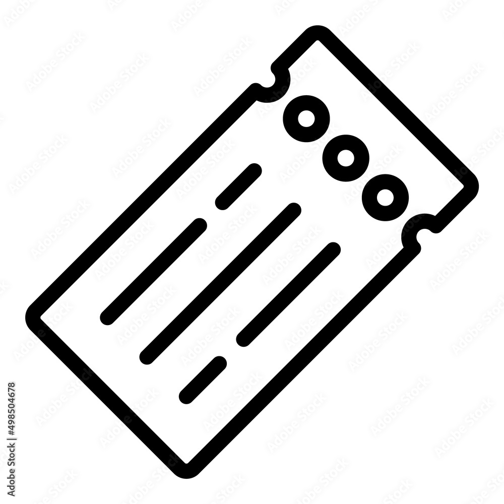 Event Ticket Flat Icon Isolated On White Background Event Ticket Flat Icon Isolated On White Background
