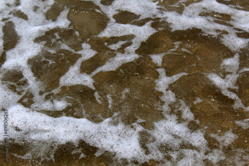 water flowing into the water