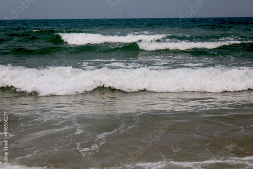 waves on the beach