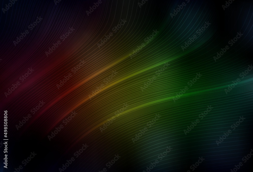 Dark Green, Red vector glossy abstract layout. Dark Green, Red vector glossy abstract layout.