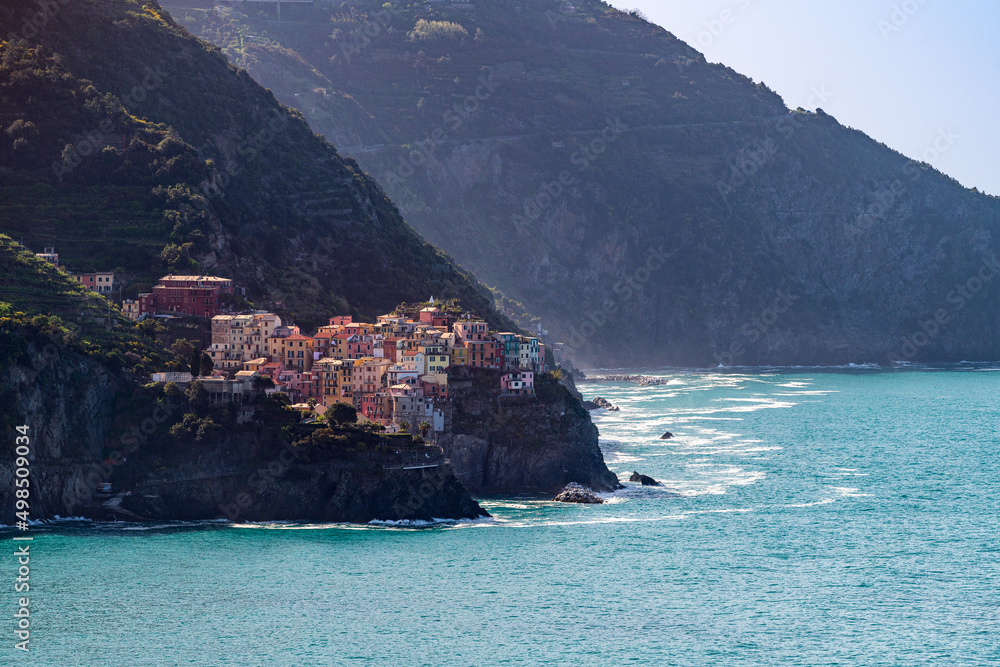 View of Manarola, Cinque Terre, Italy