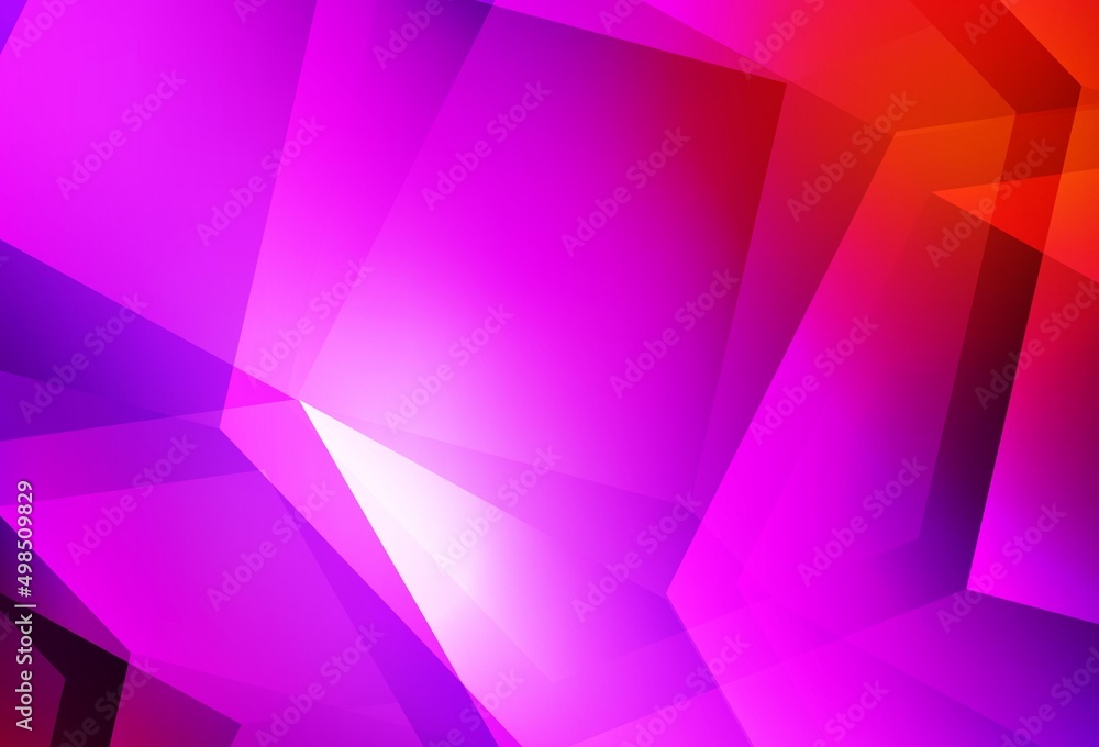 Light Pink, Red vector background with set of hexagons. Light Pink, Red vector background with set of hexagons.
