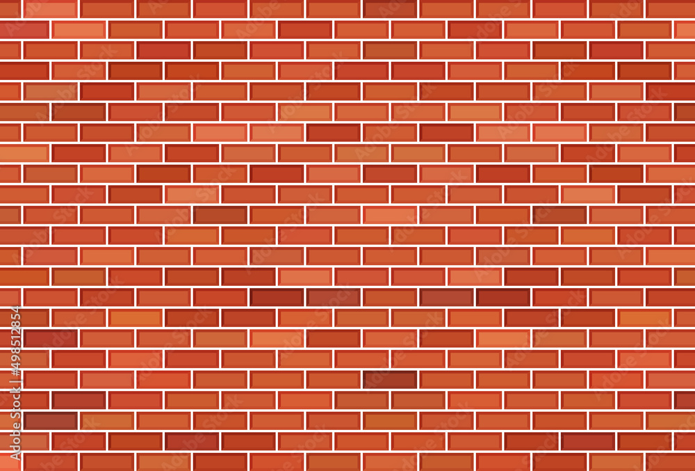 Fototapeta premium Brown brick wall background